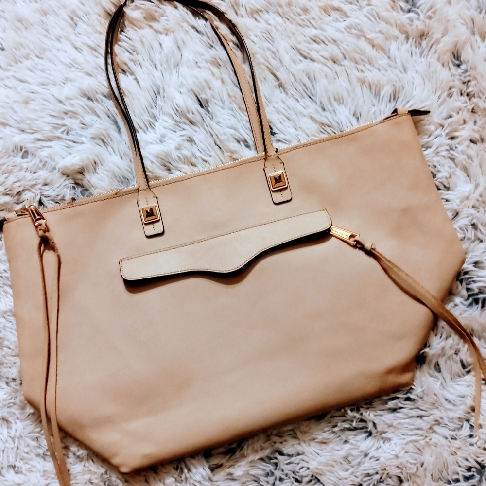 ♡2XHOST PICK♡Rebecca Minkoff Leather Tote Bag ♡♡ - Picture 7 of 7